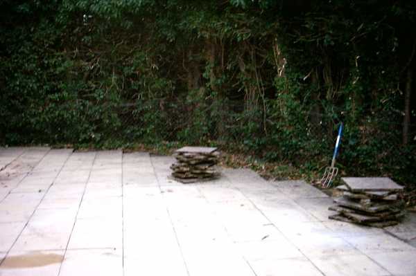 After the extension was built, the client then asked us to patio over an area of the garden.