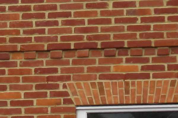 A close up showing the quality of brickwork for which we are renowned